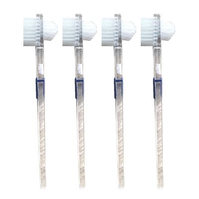 Double-Sided Denture Cleaning Brushes, PP and Nylon, 2-Pack