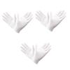minkissy Elastic Cotton Gloves, 9 Pairs, White view 1