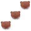 GLEAVI 3-Pack Wooden Scalp Massage Combs, Hair and Shampoo Brushes view 1