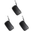 OSALADI 3-Piece Portable EVA Thermometer Storage Cases, Black view 1