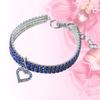 minkissy Rhinestone Cat Collar for Girls view 2