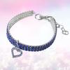 minkissy Rhinestone Cat Collar for Girls view 3