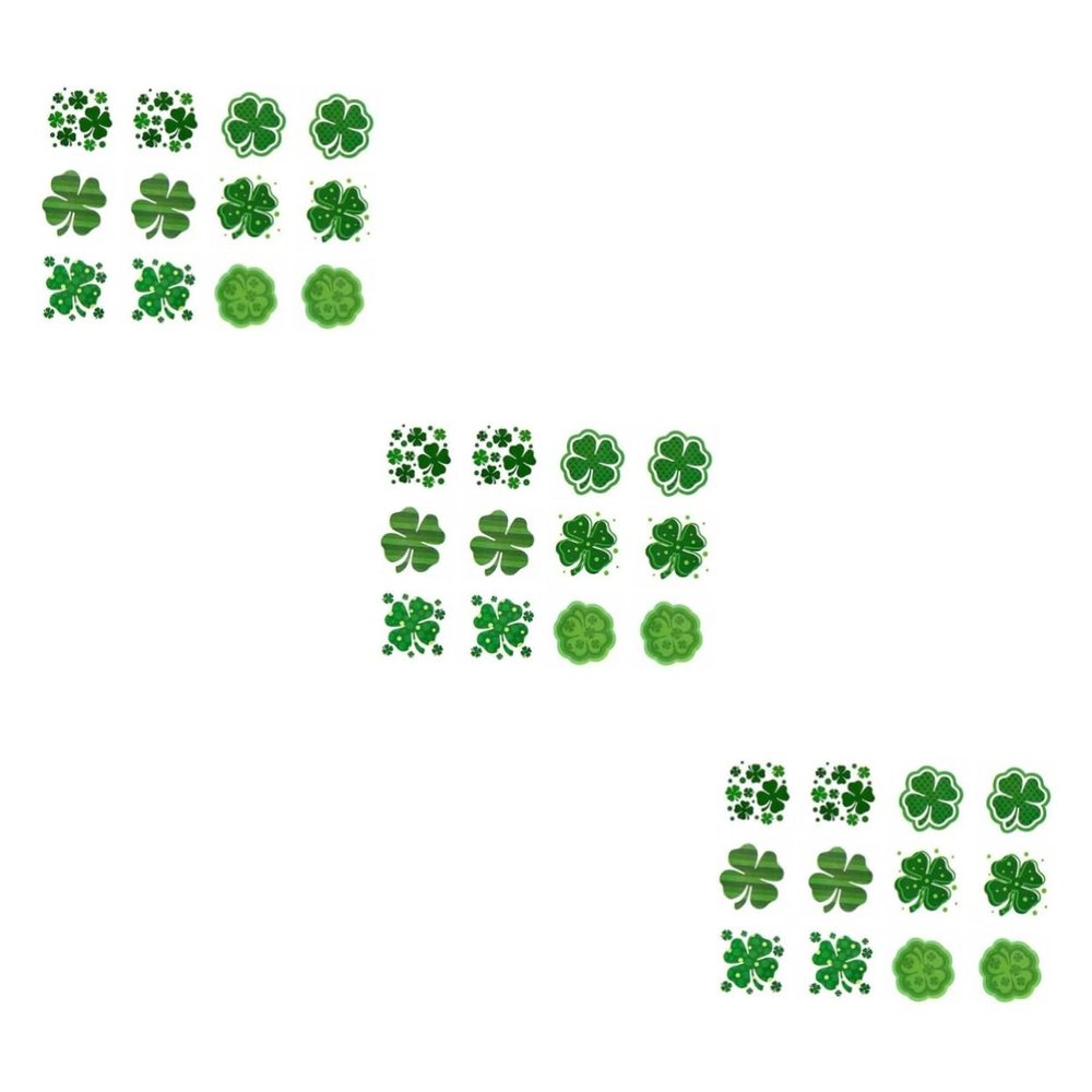 minkissy 216-Piece Clover Tattoo Stickers, Temporary Body Art for Saint Patrick's Day, Easy to Apply for Parties and Decorations