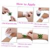 minkissy 216-Piece Clover Tattoo Stickers, Temporary Body Art for Saint Patrick's Day, Easy to Apply for Parties and Decorations view 4