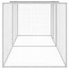 Homgoday Chicken Coop with Roof, Galvanized Steel, Light Gray, 203 x 98 x 90 cm, Rabbit Hutch, Cage, Shelter for Small Animals, Pets, Sun Protection, Type 2 view 4