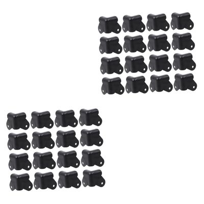 SAFIGLE 32-Piece Speaker Corner Protectors, Anti-Collision Iron Guards for Speakers, Furniture and Boxes