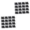 SAFIGLE 32-Piece Speaker Corner Protectors, Anti-Collision Iron Guards for Speakers, Furniture and Boxes view 1