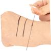 Eyebrow Mapping Ruler, 30-Meter PVC Measuring Tool, Black view 3