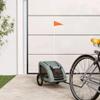 SKM Dog Bicycle Trailer, Gray, Oxford Fabric and Iron, 6.8 kg view 2