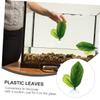 minkissy 4-Piece Plastic Betta Fish Hammock and Aquarium Leaf Decor view 3