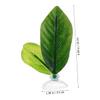 minkissy 4-Piece Plastic Betta Fish Hammock and Aquarium Leaf Decor view 4