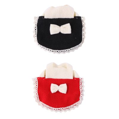 minkissy Breathable Hamster Vest 2 Pack for Small Pets with Soft Fabric Bow