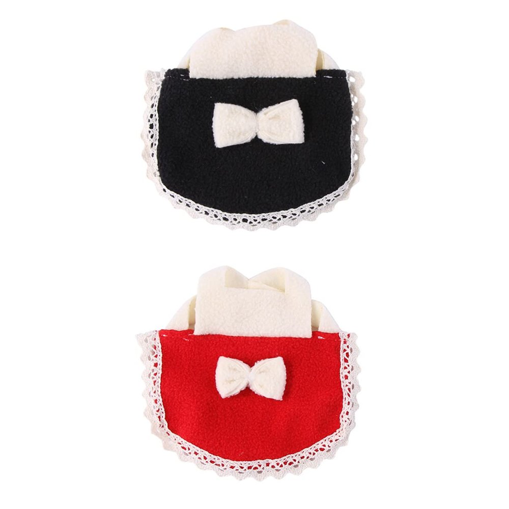 minkissy Breathable Hamster Vest 2 Pack for Small Pets with Soft Fabric Bow