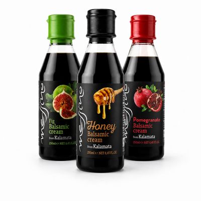 Messino Balsamic Cream Set, 3 x 250 ml, Fig, Honey & Pomegranate