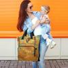 Waterproof Diaper Backpack, Yellow Sunflowers, Multicolor, One Size view 2