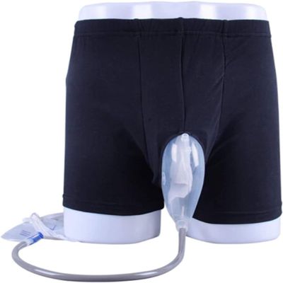 Reusable Silicone Male Incontinence Underwear with Urine Bag, Large (86–100 cm)