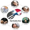 Black Sleep Mask with USA-Panama Flag view 4