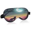Wolf Sleep Mask, Lightweight Soft Breathable Eye Mask with Adjustable Strap for Sleeping and Travel view 1