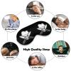 Skull-Chef Sleep Mask, Soft Eye Mask with Adjustable Strap for Men and Women view 4