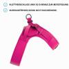 BullyBillows Boomerang Harness, Non-Restrictive, Lightweight, Easy On and Off, Hook-and-Loop Closure, Carmine Rose, Size M view 3