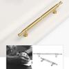 Gold Cabinet Handles and Knobs for Kitchen, Wardrobe, Dresser, and Bathroom view 3