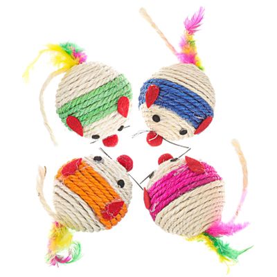 ABOOFAN 4-Piece Cat Scratching Toy