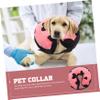 Amosfun Pink Inflatable Cat Collar for Post-Surgery Recovery view 4