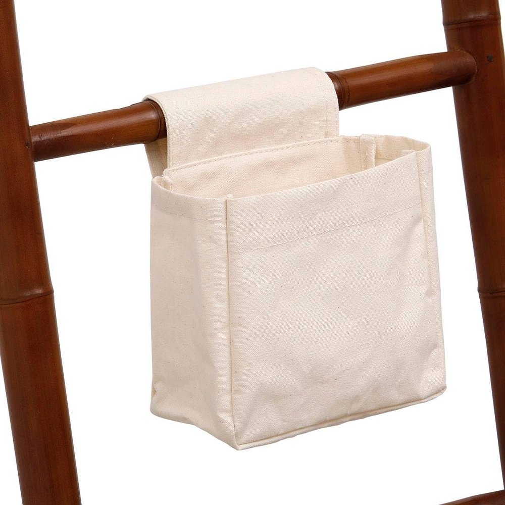 Tendance Natural Cotton Storage Basket with Velcro Closure