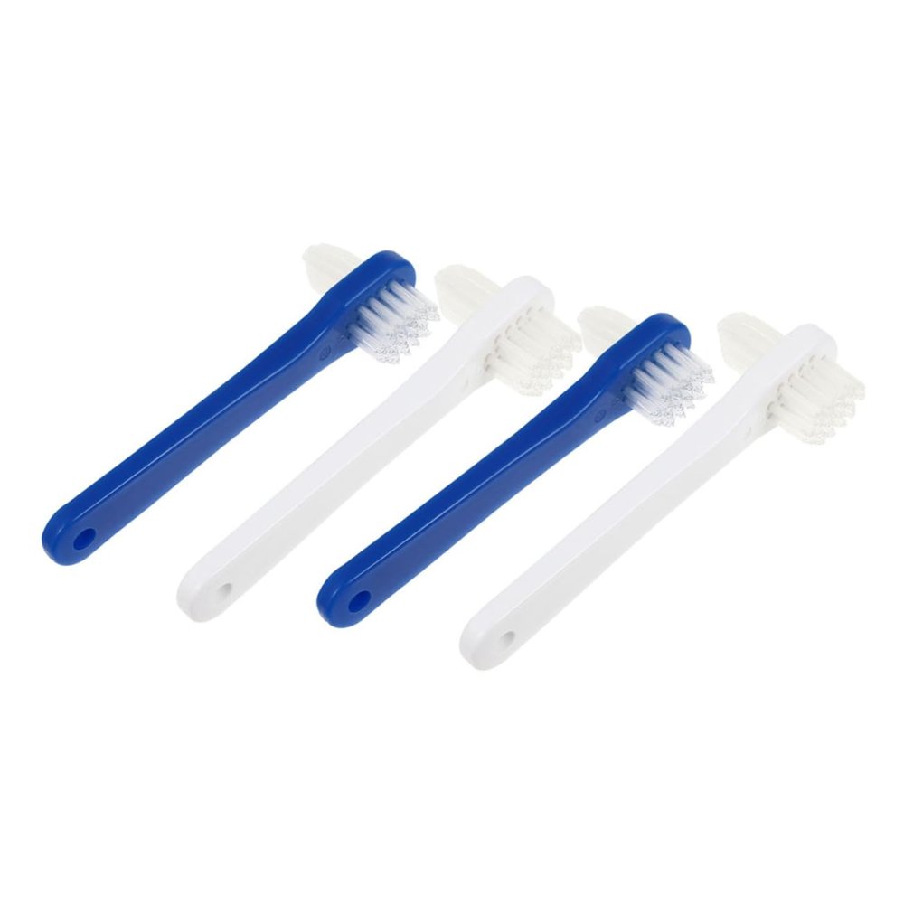 ABOOFAN Double-Ended Denture Brushes, 16-Pack