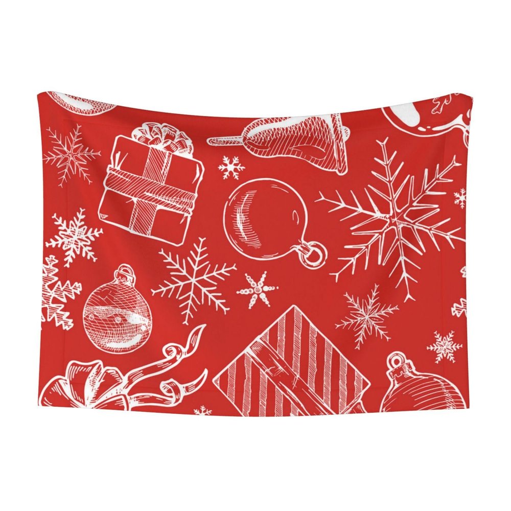 ZORIN Washable Dog Blanket, Soft Flannel, Snowflake and Ball Pattern, 60 x 40 cm