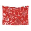 ZORIN Washable Dog Blanket, Soft Flannel, Snowflake and Ball Pattern, 60 x 40 cm view 1