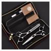 RWRAPS 6-Inch Crane-Beak Hairdressing Scissors Set, Flat-Cut and Thinning Scissors view 3