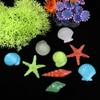 Pokinge 30-Piece Glow-in-the-Dark Resin Seashells and Stones for Aquarium Decor view 2