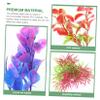 Minkissy Artificial Aquarium Plants Decoration Set view 3