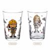 LUXENTU Children's Drinking Glasses with Engraving, Firefighter Bernie, 205 ml, Set of 3 view 2