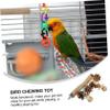 minkissy Parrot Toy, Wooden Parrot Stand, Cockatiel Hammock Toy, Chewable Perch Stand and Bird Chew Toy view 3
