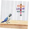 Minkissy Natural Wooden Parrot Chew Toy view 2
