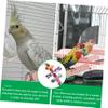 Minkissy Natural Wooden Parrot Chew Toy view 3