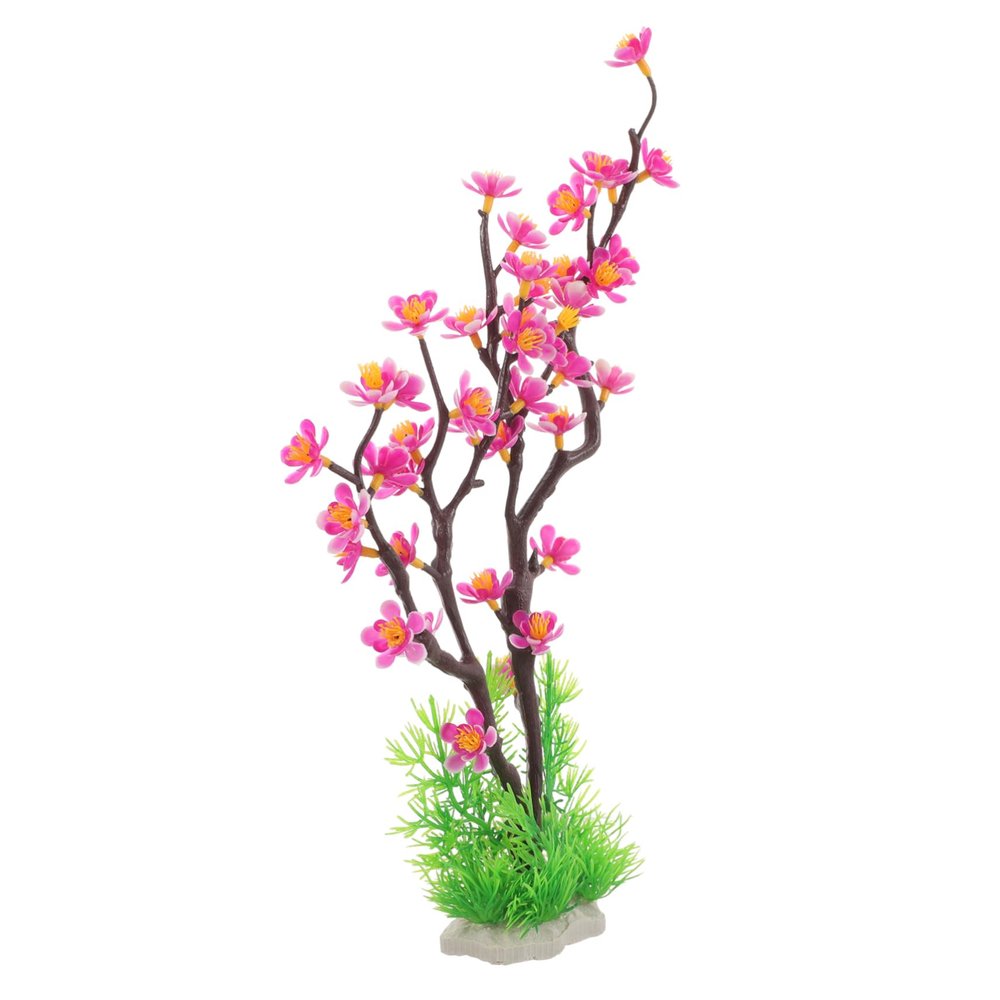 minkissy Aquarium Fake Blossom