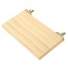 minkissy Wooden Parrot Perch and Cage Playset view 1