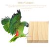 minkissy Wooden Parrot Perch and Cage Playset view 3