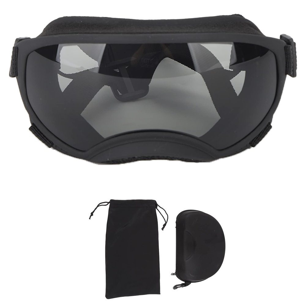 VGEBY Large Dog Sunglasses, Windproof UV-Protective Dog Goggles with Anti-Fog PC Lenses