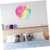 OSALADI 2-Piece Glow-in-the-Dark Rainbow Moon Wall Stickers view 3