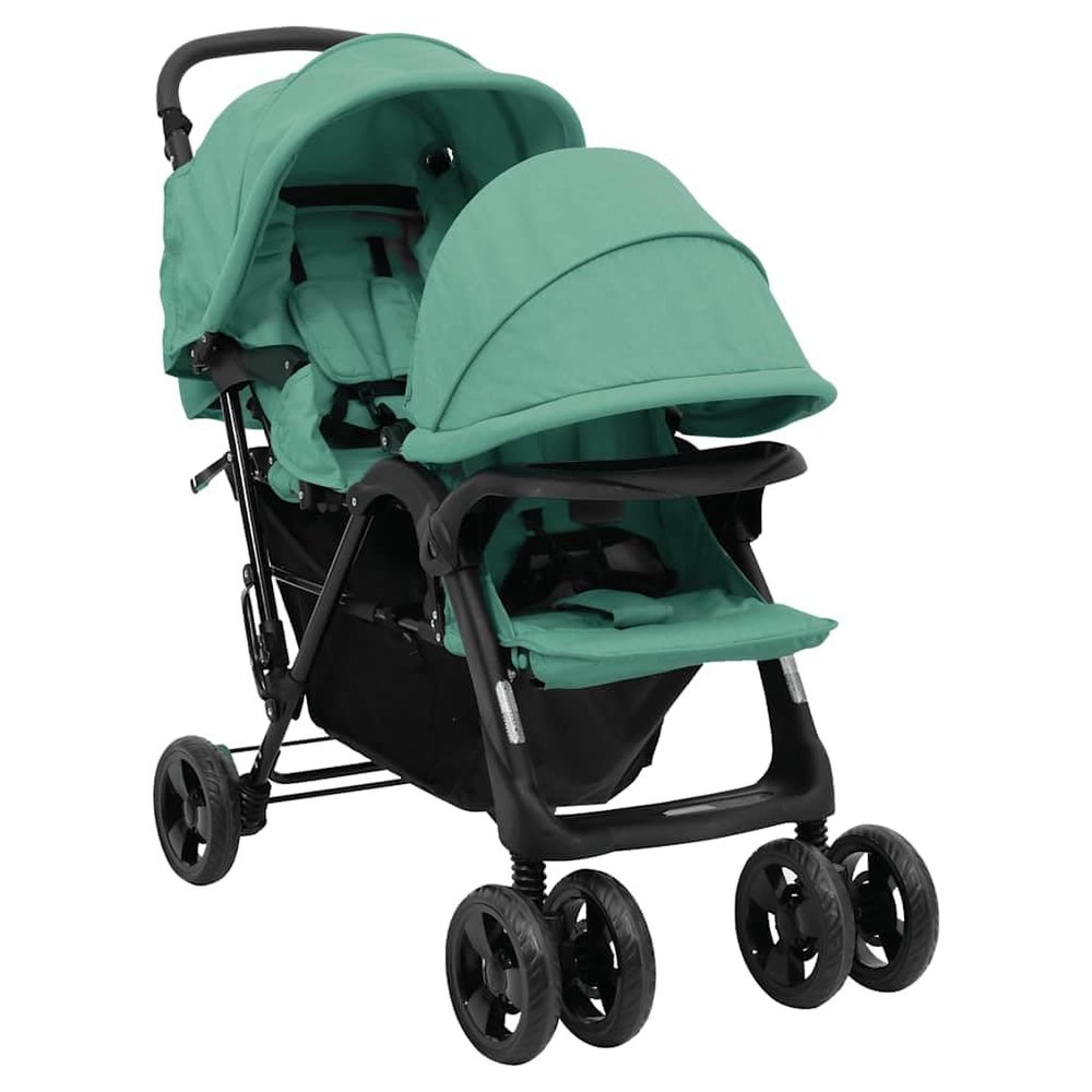 Day and Night Tandem Mandem Stroller in Green Steel