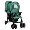 Day and Night Tandem Mandem Stroller in Green Steel view 2