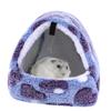 minkissy 2-Pack Hanging Hamster Beds with Hooks, Warm Cotton Nests, Heart Design view 2