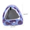 minkissy 2-Pack Hanging Hamster Beds with Hooks, Warm Cotton Nests, Heart Design view 4