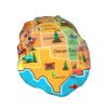 Cartoon American Map Printed Waterproof Double-Layer Shower Cap view 2