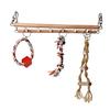 Hamster Climbing Swing Toy for Small Animals, Wood and Metal view 1