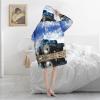 MELPHI Farm Tractor Print Hooded Blanket view 2